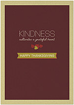Thanksgiving Kindness Greeting Card H1686KW-AA
